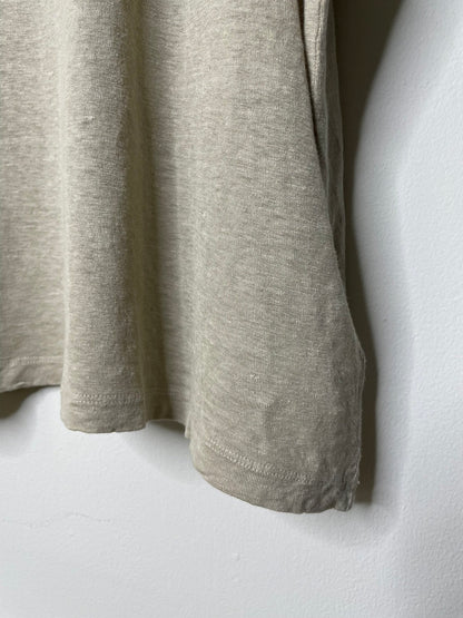 Hemp Jersey, Oversized SS Crew, 851-880, Hemp 100%, SAND KHAKI, One Size Fits All