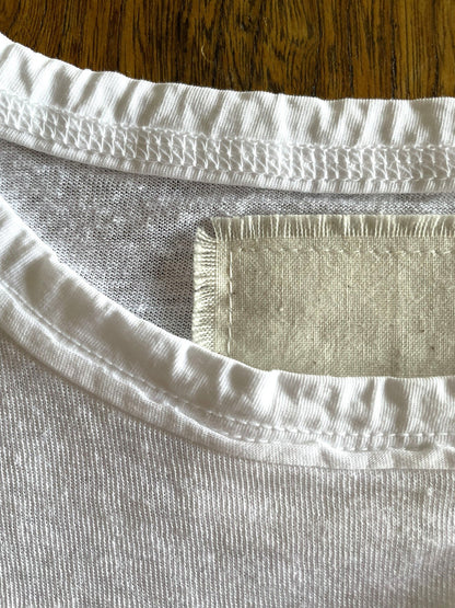 Hemp Jersey, Oversized SS Crew, 851-880, Hemp 100%, WHITE, One Size Fits All