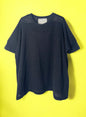 Hemp Jersey, Oversized SS Crew, 851-880, Hemp 100%, BLACK, One Size Fits All