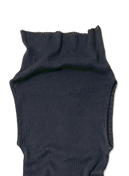 GAUZE RIB, BODY TUBE, 851-882 , 100%cotton, BLACK, OS
