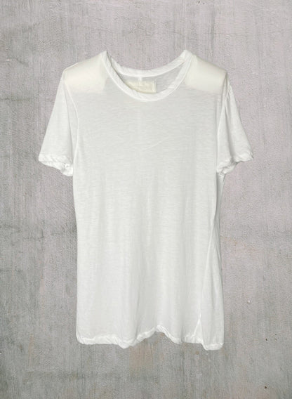 Hi-Soft Jersey, SS Crew  (Narrower neck) T-shirts, #851-884 , WHITE