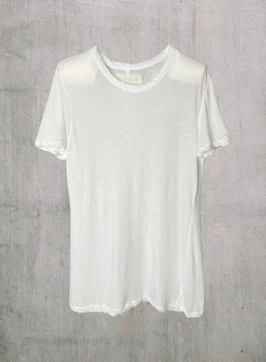 Hi-Soft Jersey, SS Crew  (Narrower neck) T-shirts, #851-884 , WHITE