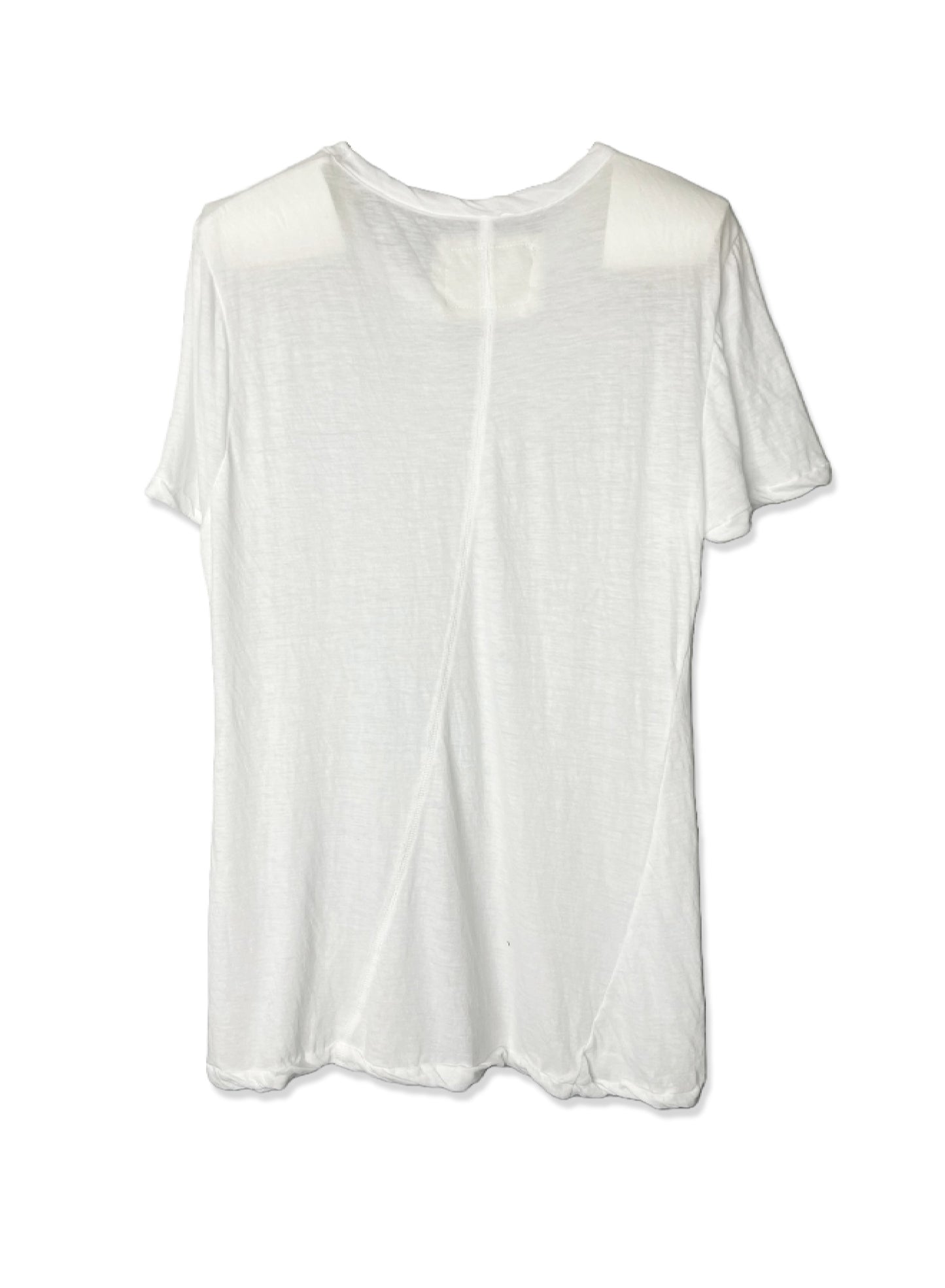 Hi-Soft Jersey, SS Crew  (Narrower neck) T-shirts, #851-884 , WHITE