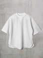 COTTON MESH, SS CREW, #851-887, cotton 55% Polyester 45%, WHITE