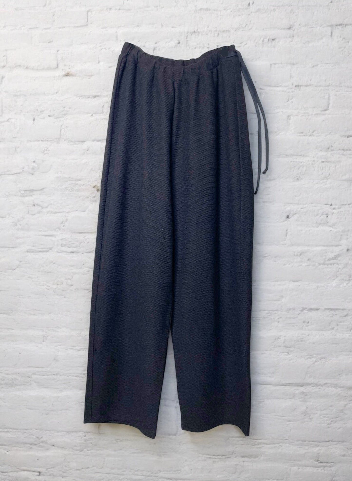 COTTON MESH, PANTS, 851-889, cotton 55% Polyester 45%, BLACK, OS