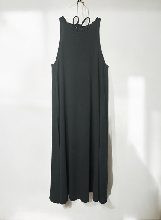 COTTON CRAPE, DRESS, 851-896, cotton 100%, BLACK, OS