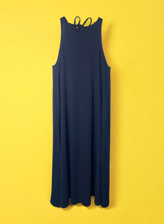COTTON CRAPE, DRESS, 851-896, cotton 100%, NAVY, OS