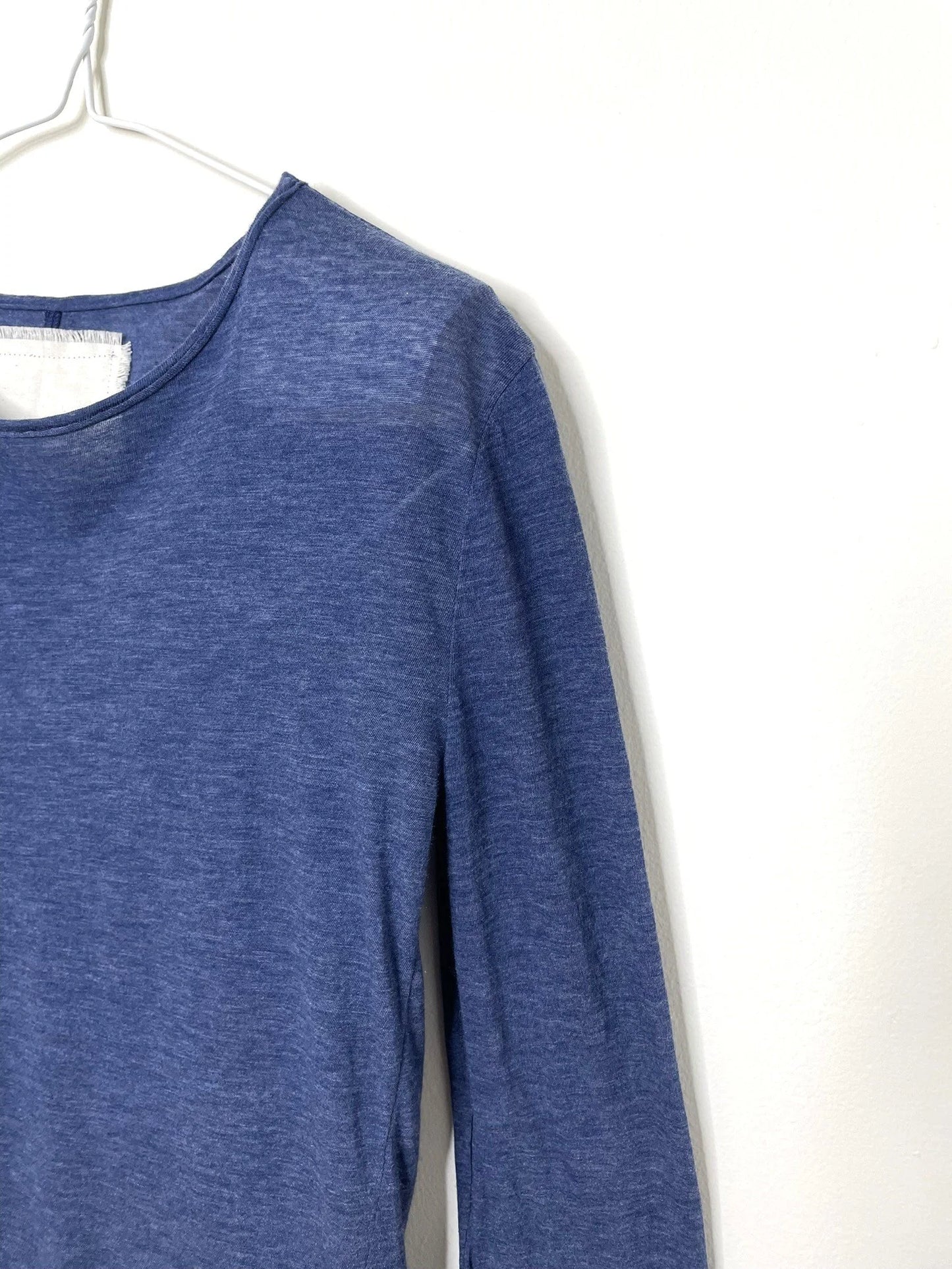 Hi-Soft Jersey . INNER LAYER LS CREW, 55%COTTON/45%NYLON, 852-904, NAVY