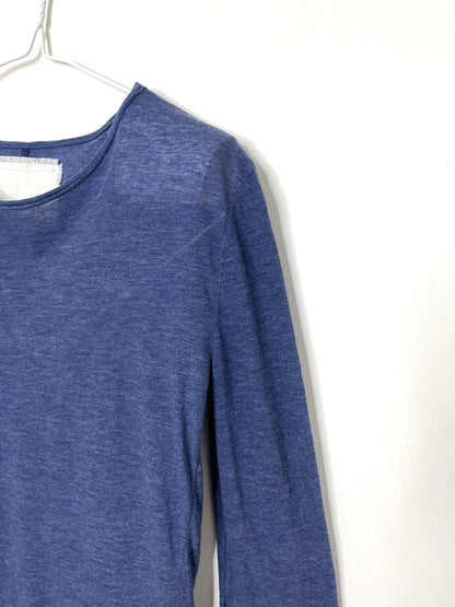 Hi-Soft Jersey . INNER LAYER LS CREW, 55%COTTON/45%NYLON, 852-904, NAVY