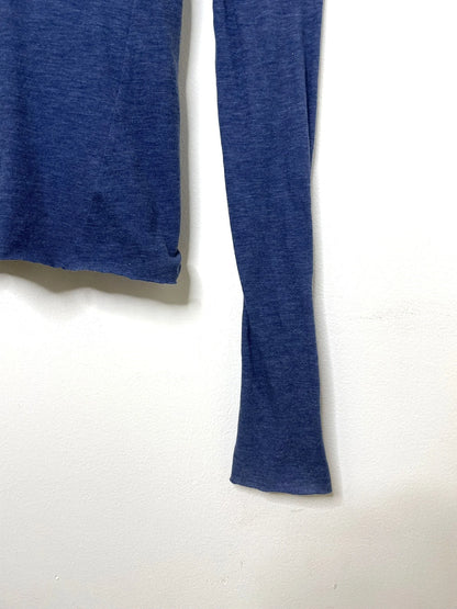 Hi-Soft Jersey . INNER LAYER LS CREW, 55%COTTON/45%NYLON, 852-904, NAVY