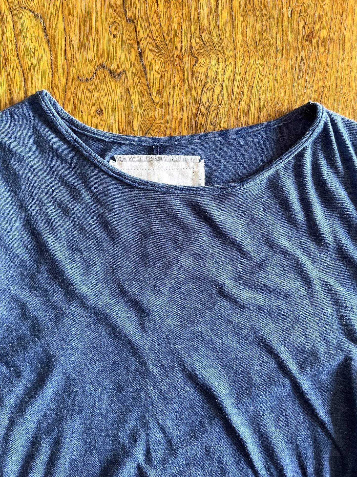 Hi-Soft Jersey . INNER LAYER LS CREW, 55%COTTON/45%NYLON, 852-904, NAVY