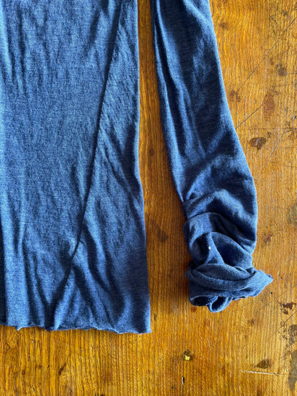 Hi-Soft Jersey . INNER LAYER LS CREW, 55%COTTON/45%NYLON, 852-904, NAVY
