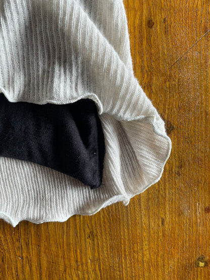 GAUZE RIB, 100%cotton, LS LAYER TOP, 852-914, OAT