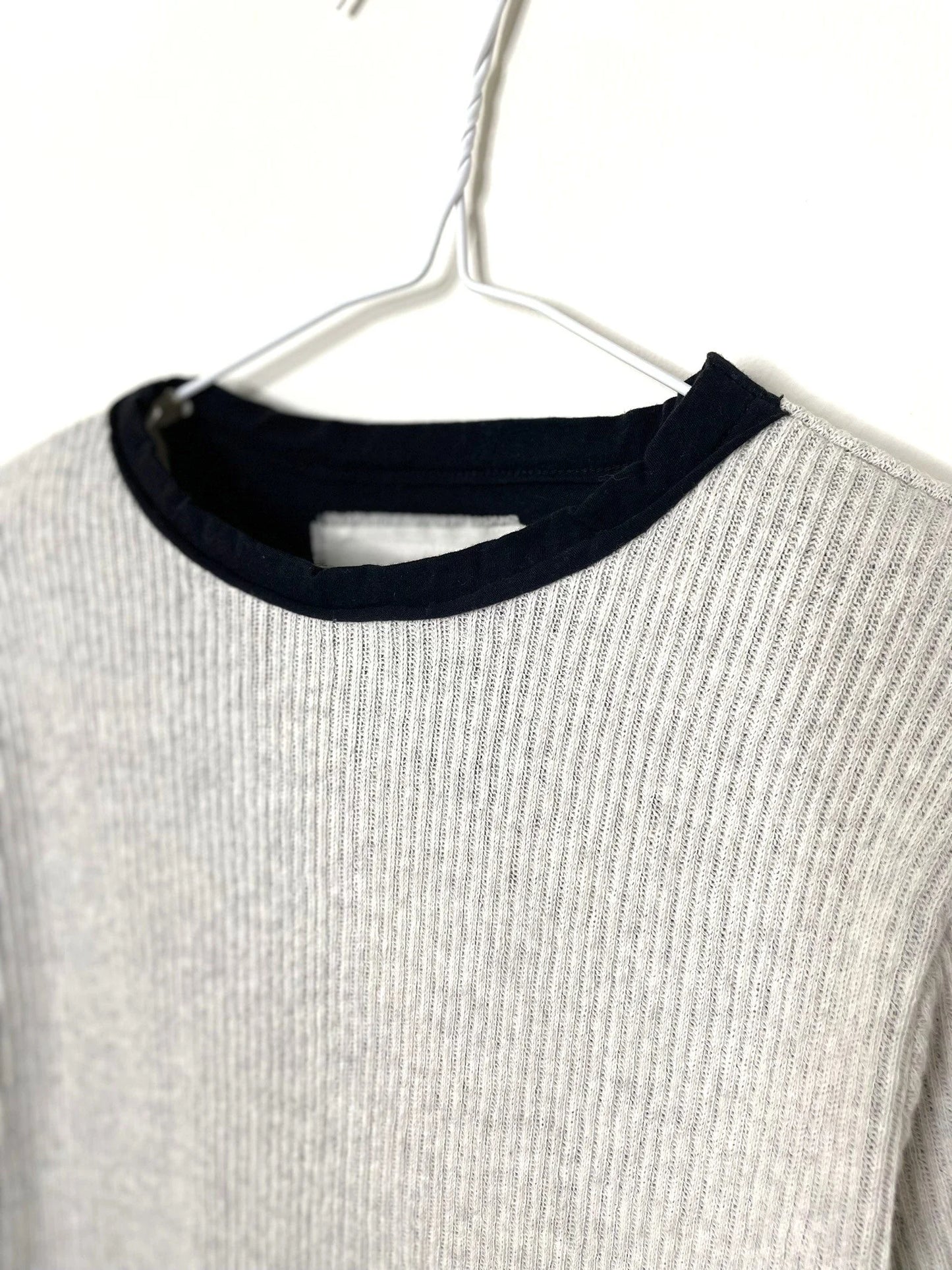 GAUZE RIB, 100%cotton, LS LAYER TOP, 852-914, OAT