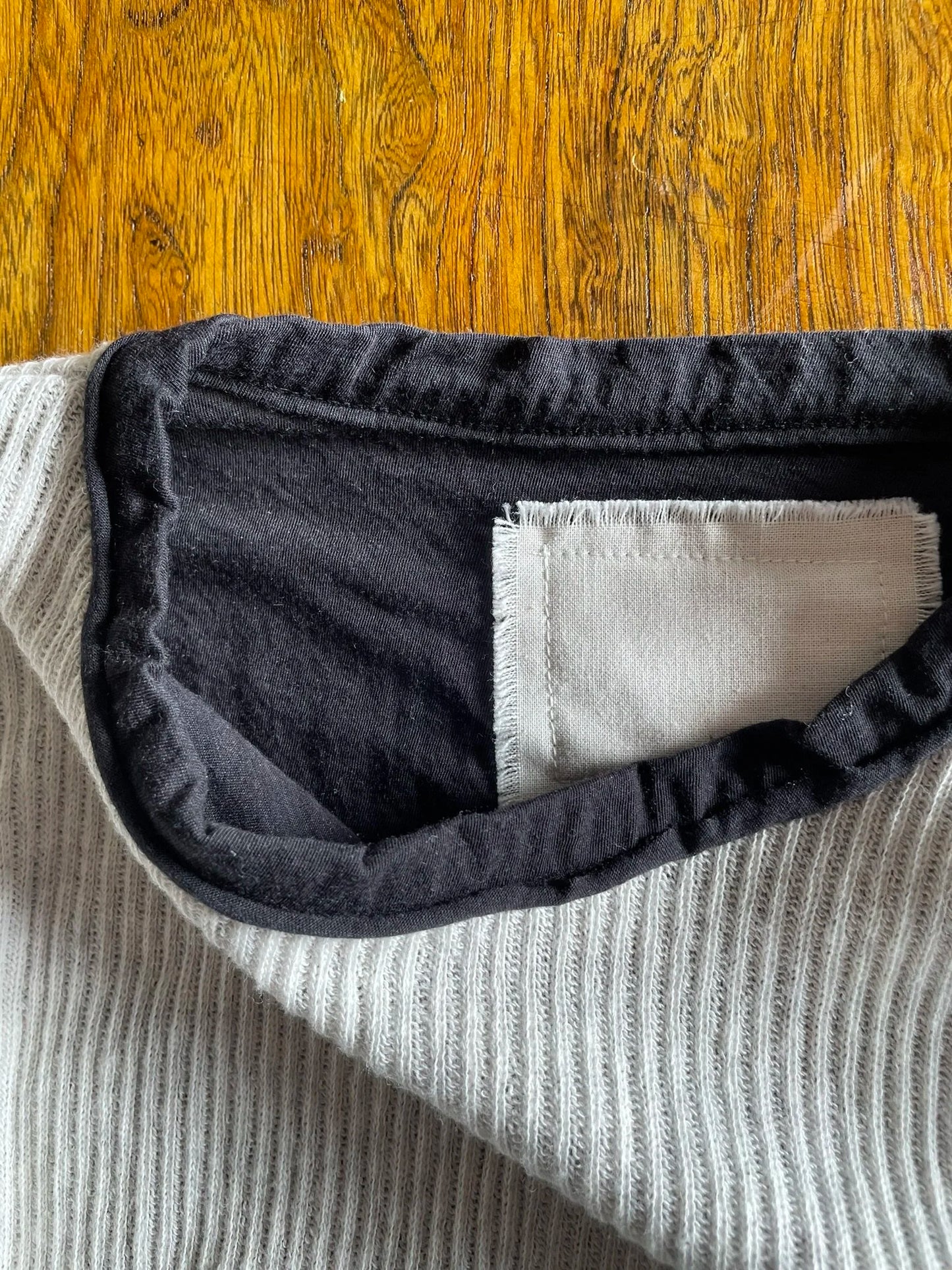 GAUZE RIB, 100%cotton, LS LAYER TOP, 852-914, OAT