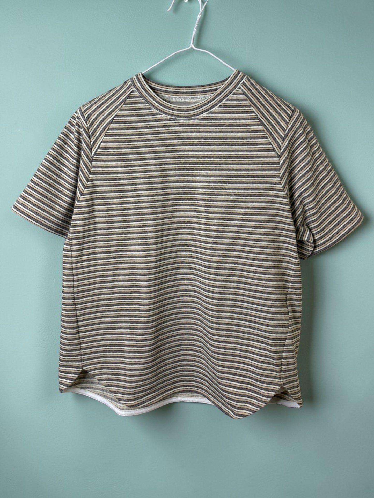 リサイクルマルチボーダー 半袖Tシャツ #861-927 コットン100%