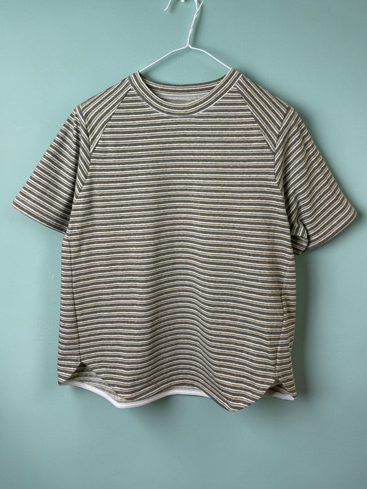 リサイクルマルチボーダー 半袖Tシャツ #861-927 コットン100%