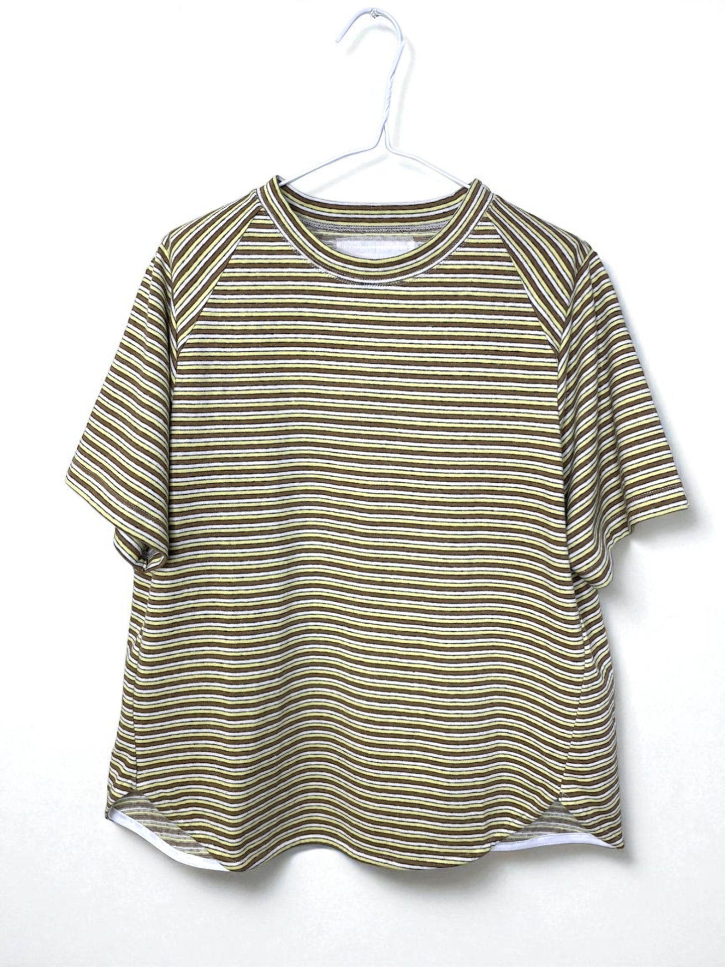 リサイクルマルチボーダー 半袖Tシャツ #861-927 コットン100%