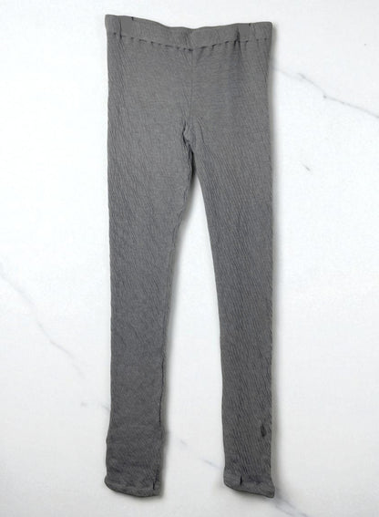 Hi-Soft Double Face, LEGGINGS, cotton55 nylon45, #871-511, CHARCOAL, ONE SIZE