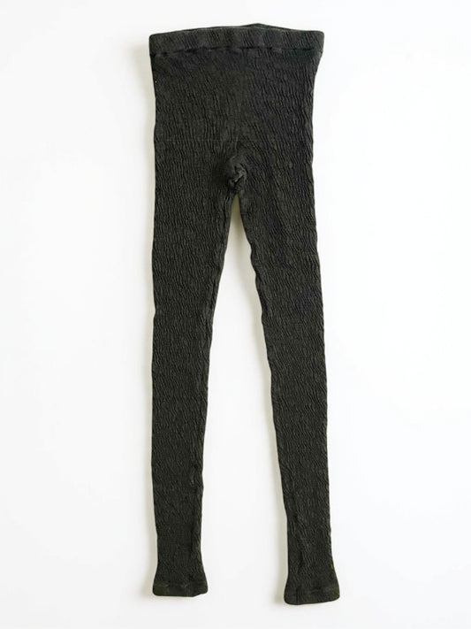 Hi-Soft Double Face, LEGGINGS, cotton55 nylon45, #871-511,  BLACK, ONE SIZE