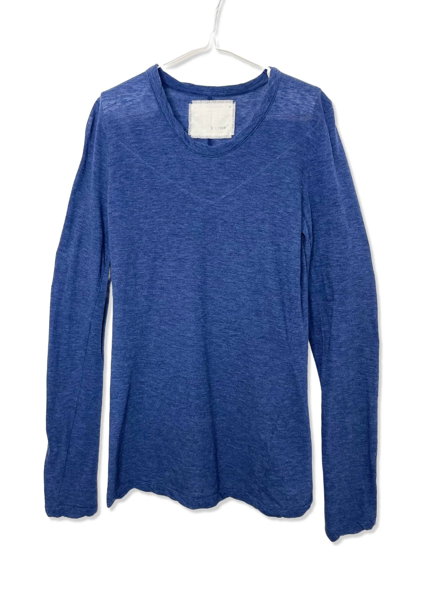 Hi-Soft Jersey, LS Crew T-shirts, NAVY,  #872-566