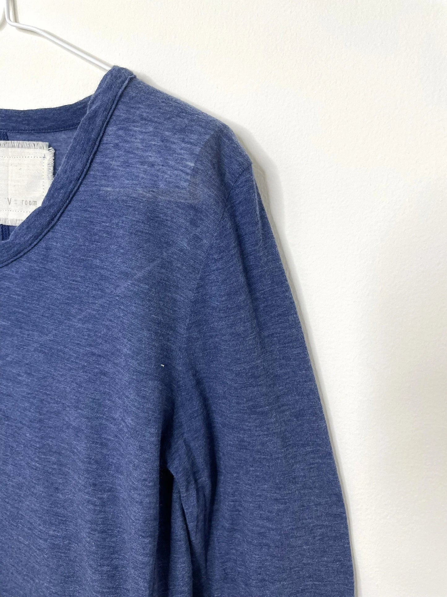 Hi-Soft Jersey, LS Crew T-shirts, NAVY,  #872-566