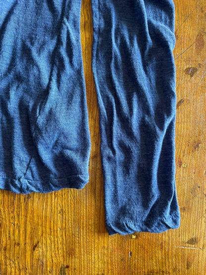 Hi-Soft Jersey, LS Crew T-shirts, NAVY,  #872-566