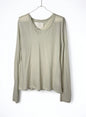 Hi-Soft Jersey, LS Crew T-shirts,  SAND KHAKI, #872-566