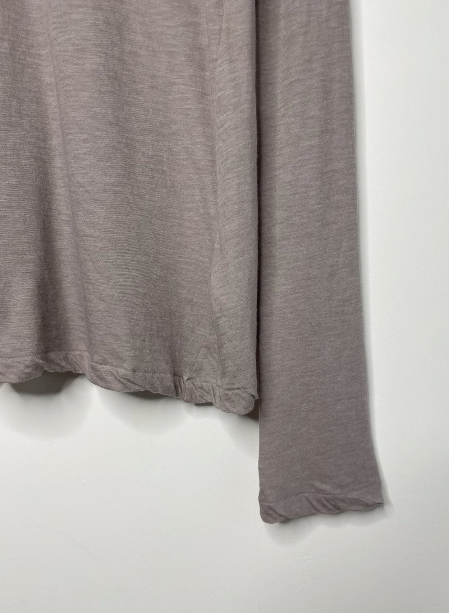 Hi-Soft Jersey, LS Crew T-shirts,  CHARCOAL, #872-566