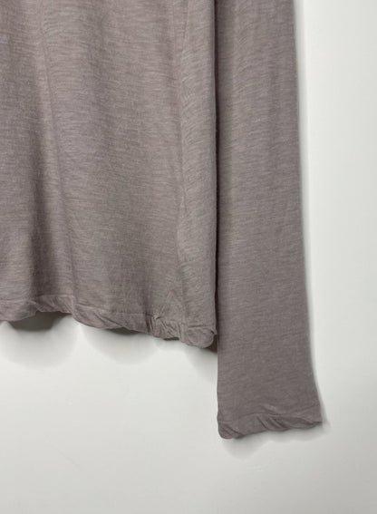 Hi-Soft Jersey, LS Crew T-shirts,  CHARCOAL, #872-566