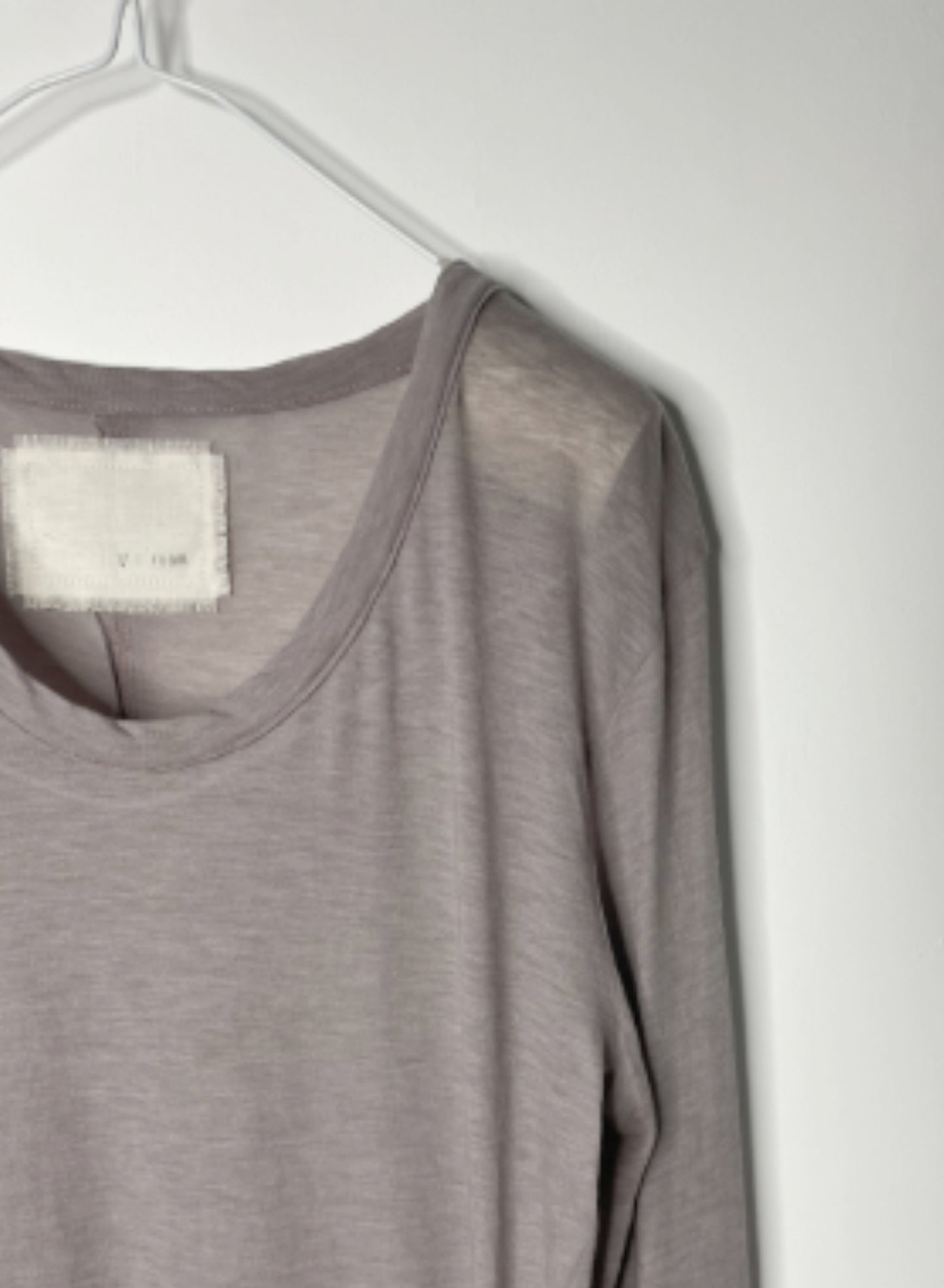 Hi-Soft Jersey, LS Crew T-shirts,  CHARCOAL, #872-566
