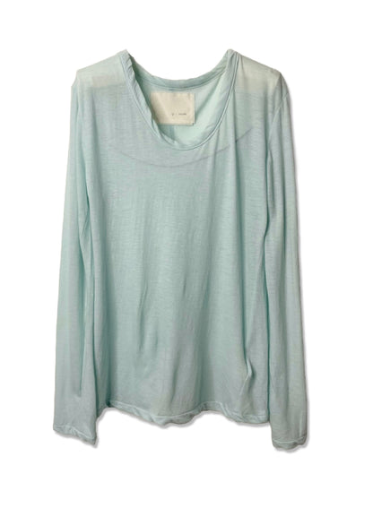 Hi-Soft Jersey, LS Crew T-shirts,  DUST MINT, #872-566