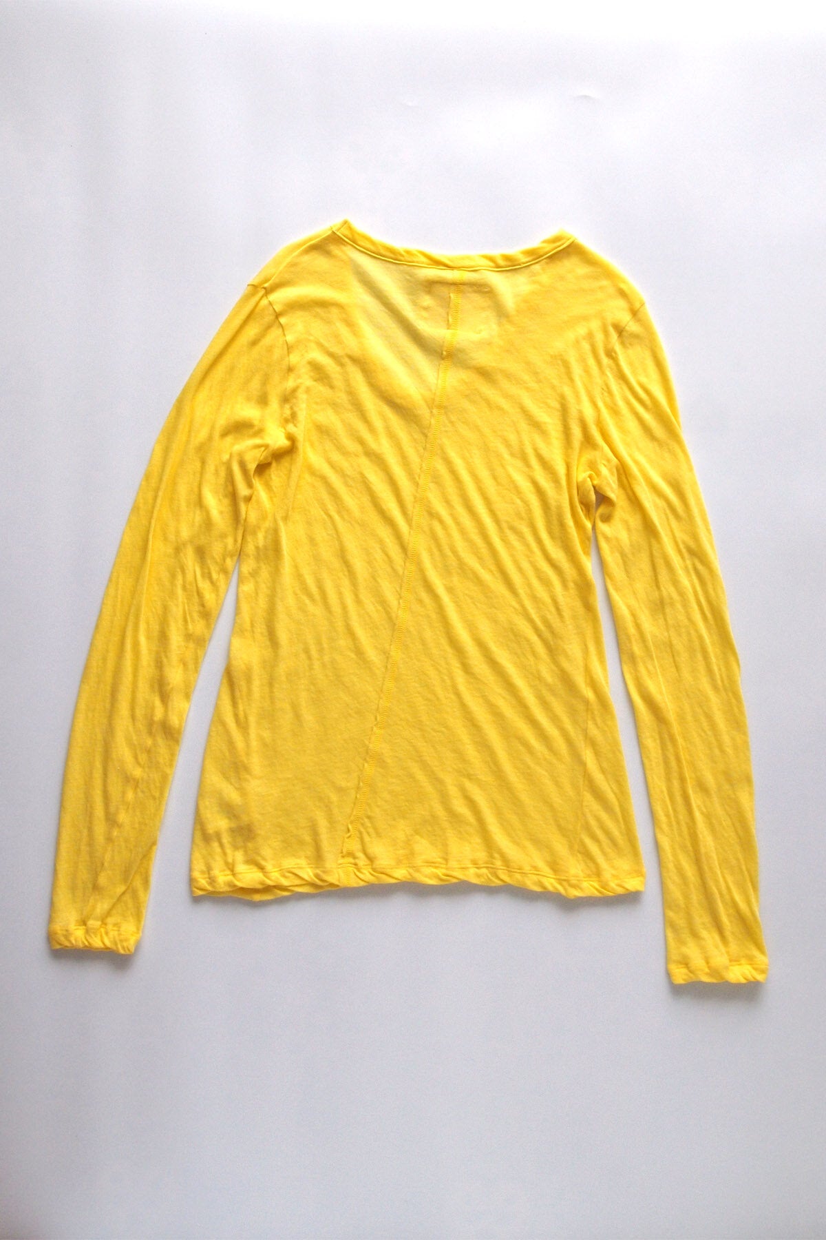 Hi-Soft Jersey, LS Crew T-shirts, BANANA,  #872-566