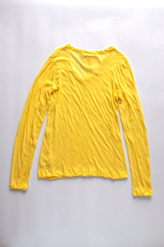 Hi-Soft Jersey, LS Crew T-shirts, BANANA,  #872-566