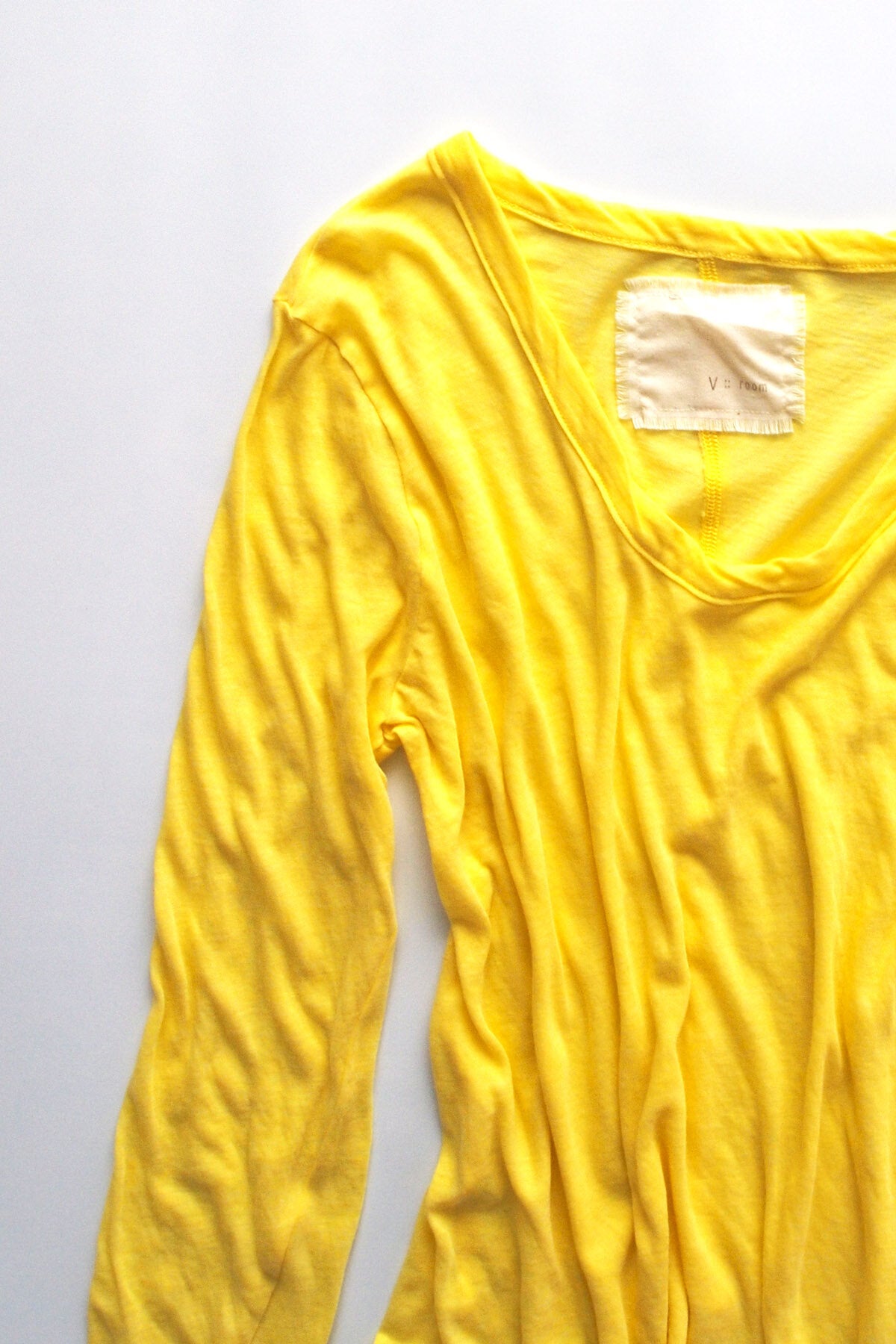Hi-Soft Jersey, LS Crew T-shirts, BANANA,  #872-566