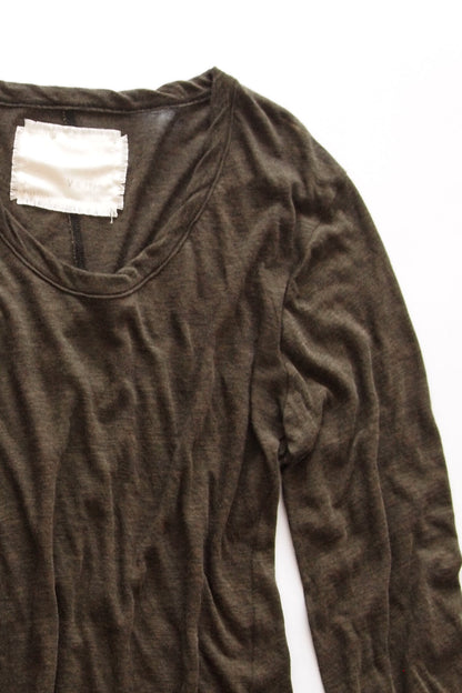 Hi-Soft Jersey, LS Crew T-shirts, BLACK,  #872-566