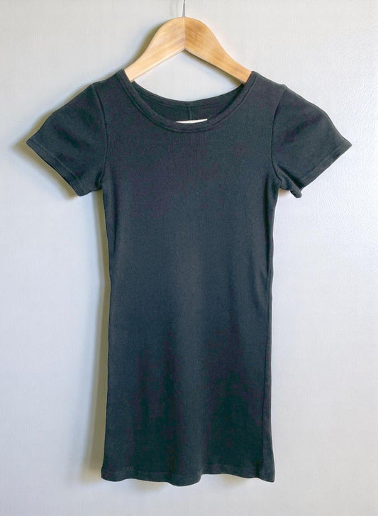 Cotton Cashmere Rib, SS Crew, #891-671, 90%cotton 10%cashmere, BLACK