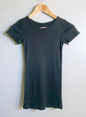 Cotton Cashmere Rib, SS Crew, #891-671, 90%cotton 10%cashmere, BLACK