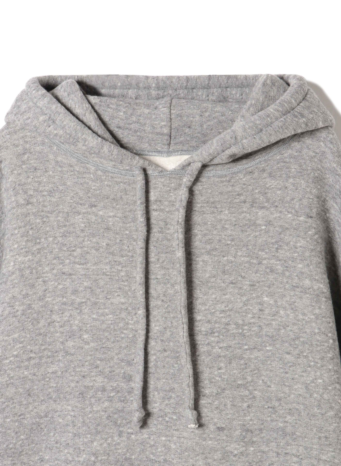 Cotton Tencel Brushed Fleece, LS Hooded Oversized Dress, #892-706, HT Charcoal