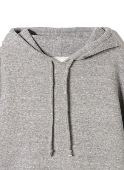 Cotton Tencel Brushed Fleece, LS Hooded Oversized Dress, #892-706, BLACK