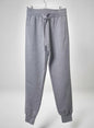 Super Fine Merino 14Gauge DBL-Face Knit, 9221012, WOOL 100%, Unisex LONG PANTS, GREY