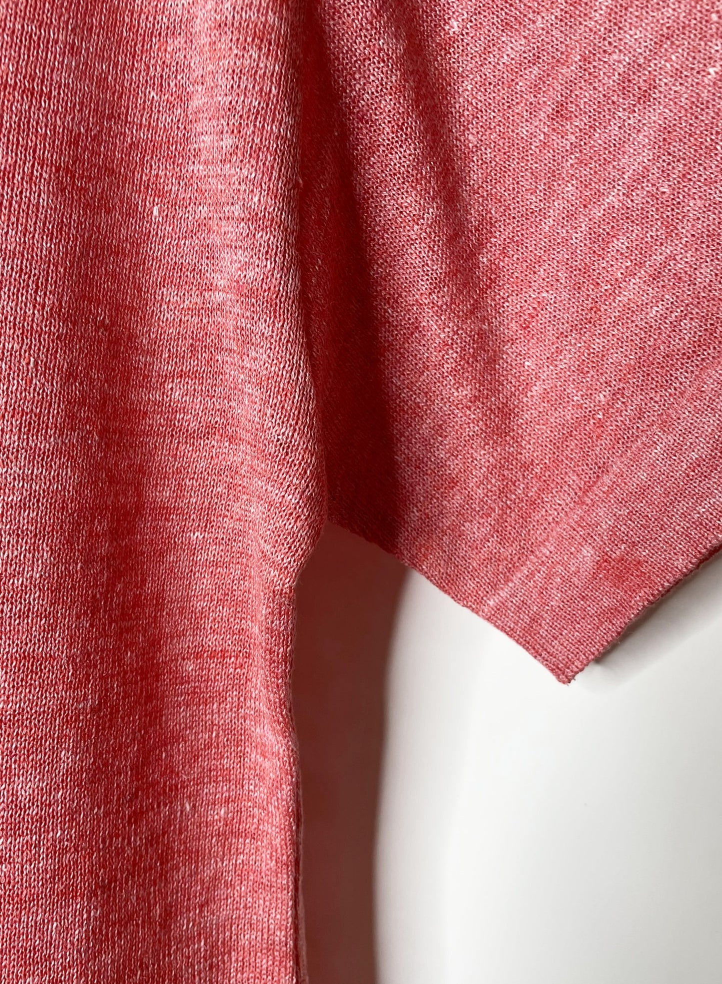 Linen 2-26 12Gauge Loose Knit , SS TOP, #9311020, RED