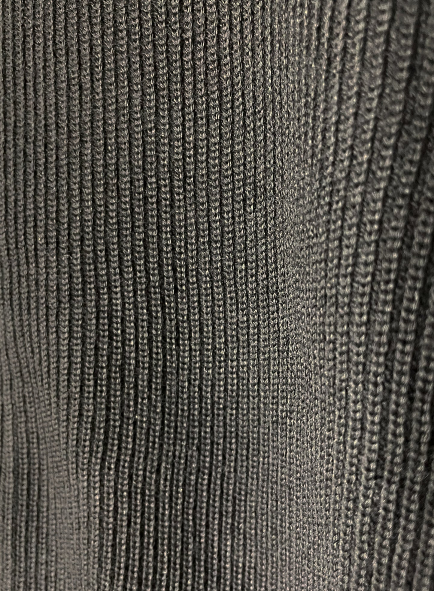 Super Fine Merino Rib, WOOL 100%,  L/S ZIP CARDIGAN , #9421043, BLACK