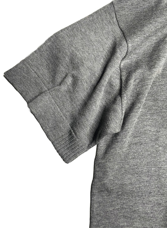 Extra-Long Fillament Cotton 16G Jersey Knit, VL951005 , Unisex SS Crew, CHARCOAL