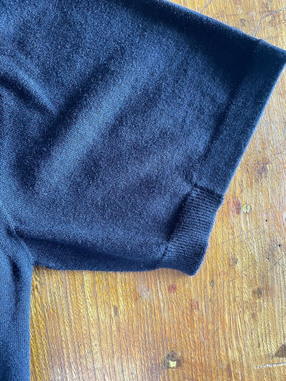 UNISEX, CoolMax 14G Jersey, #VL951012, 1/2 slv. Oversized CREW, 55% Cotton 45% Polyester, BLACK (C）