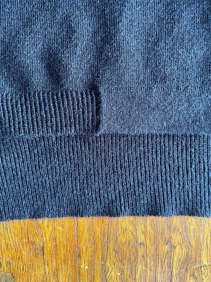 UNISEX, CoolMax 14G Jersey, #VL951012, 1/2 slv. Oversized CREW, 55% Cotton 45% Polyester, BLACK (C）