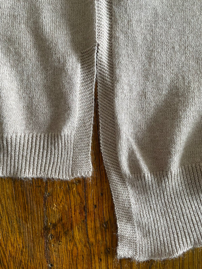 UNISEX, CoolMax 14G Jersey, #VL951012, 1/2 slv. Oversized CREW, 55% Cotton 45% Polyester, SAND