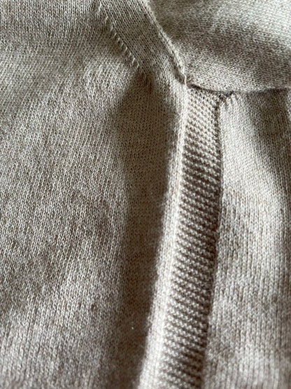 UNISEX, CoolMax 14G Jersey, #VL951012, 1/2 slv. Oversized CREW, 55% Cotton 45% Polyester, SAND