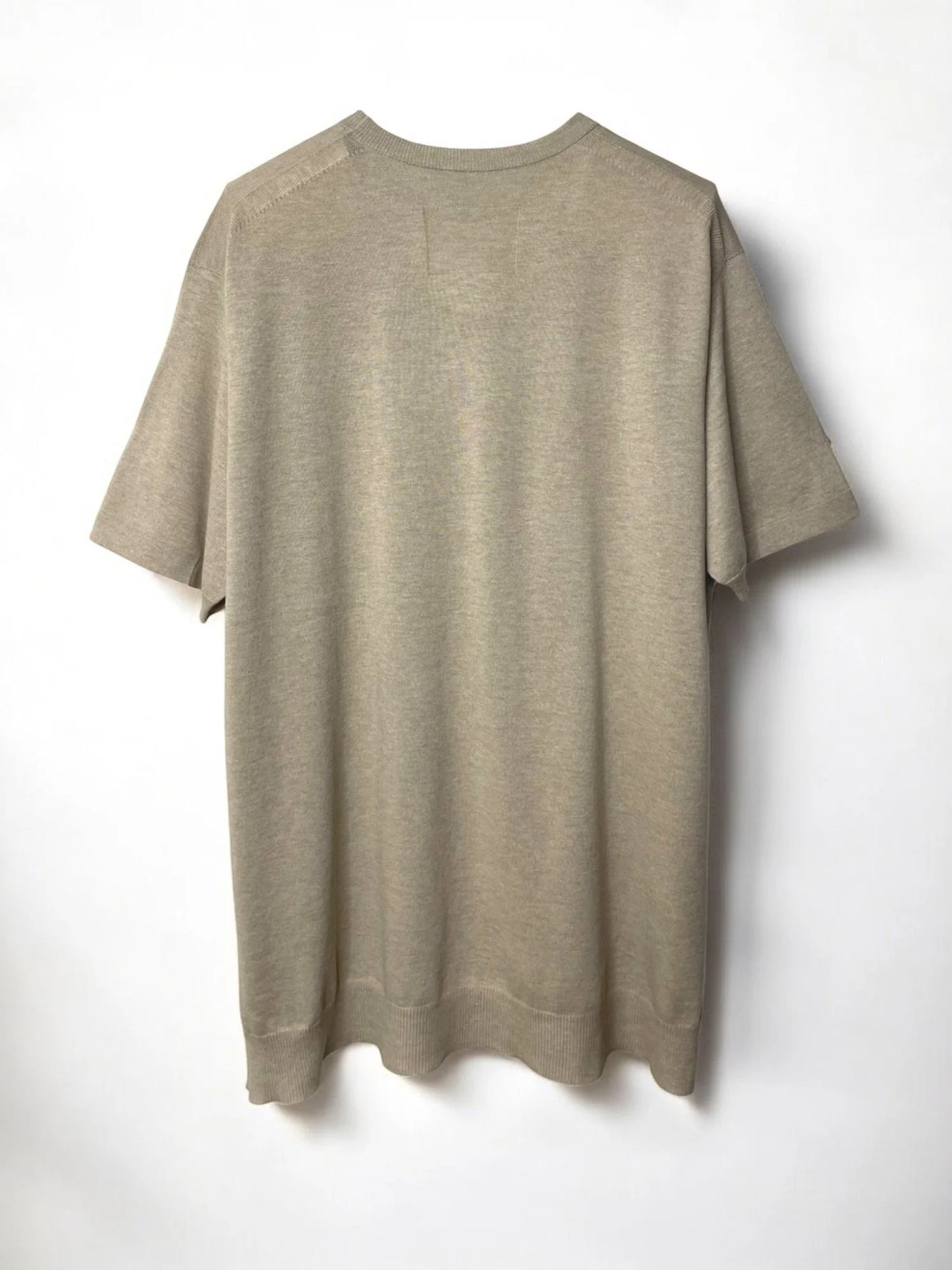 UNISEX, CoolMax 14G Jersey, #VL951012, 1/2 slv. Oversized CREW, 55% Cotton 45% Polyester, SAND