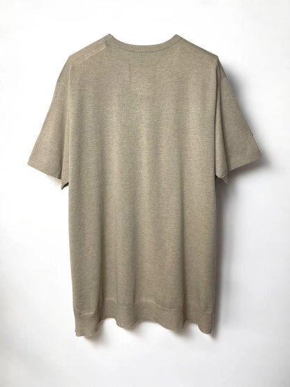 UNISEX, CoolMax 14G Jersey, #VL951012, 1/2 slv. Oversized CREW, 55% Cotton 45% Polyester, SAND